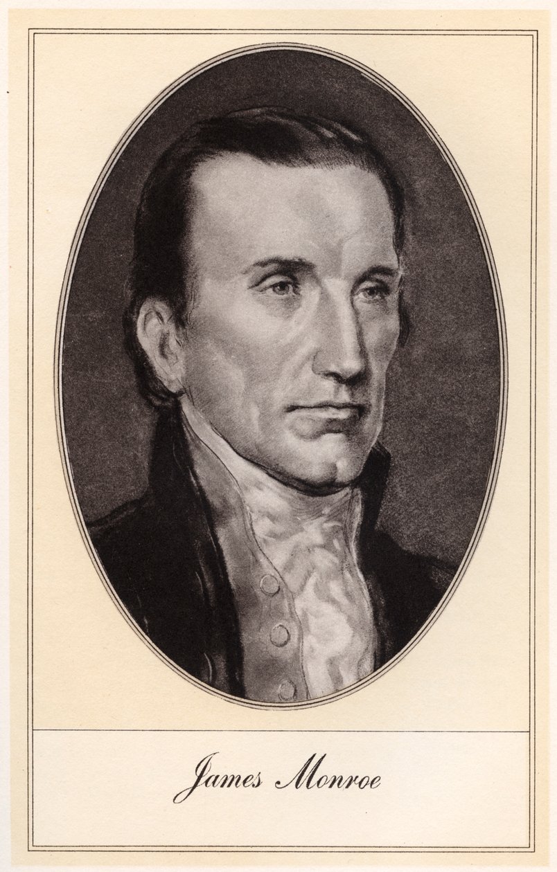 James Monroe, Yhdysvaltain viides presidentti, 1900-luvun alku. tekijältä Gordon Ross