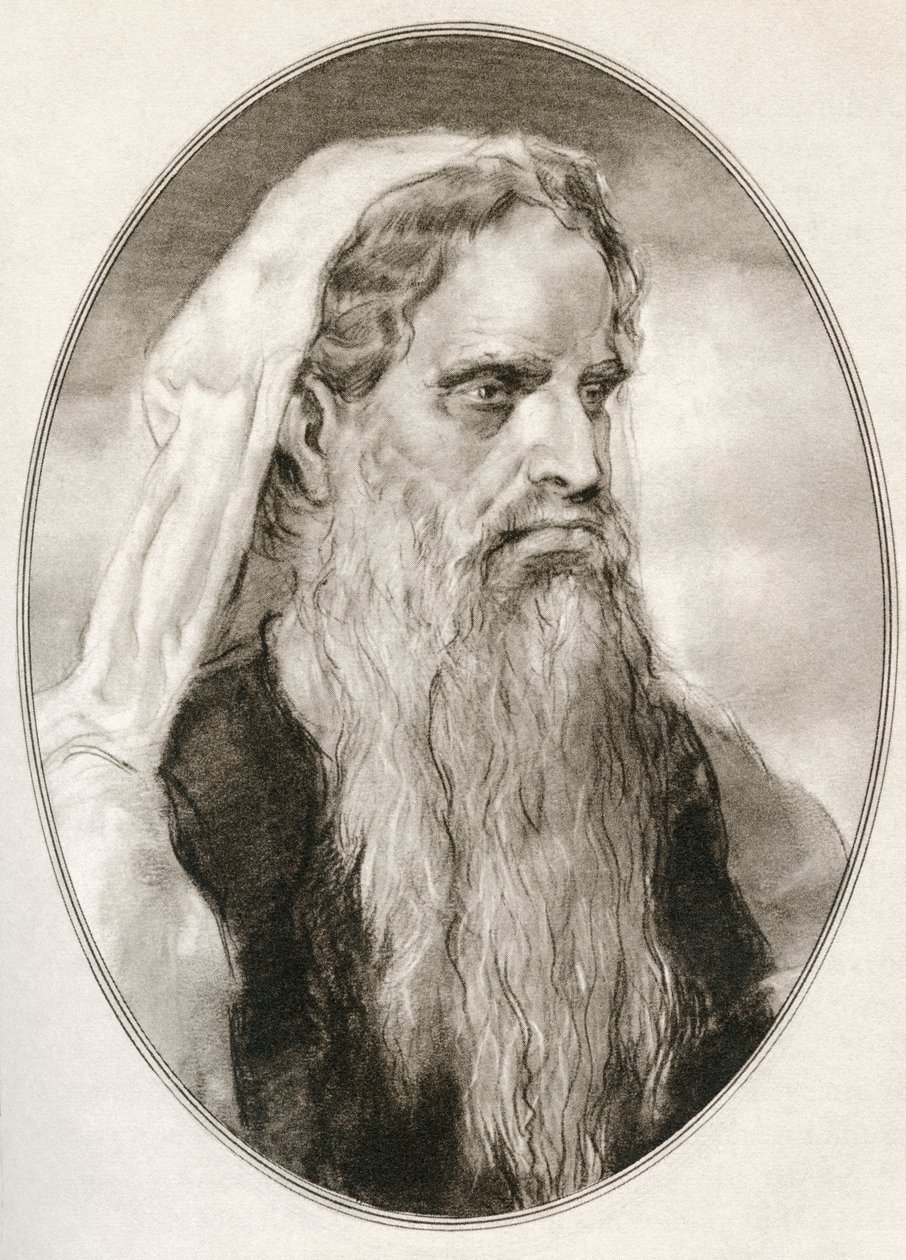 Mooses, Abrahamilaisten uskontojen profeetta, israelilaisten johtaja ja lainvalvoja, kirjasta Living Biographies of Religious Leaders tekijältä Gordon Ross