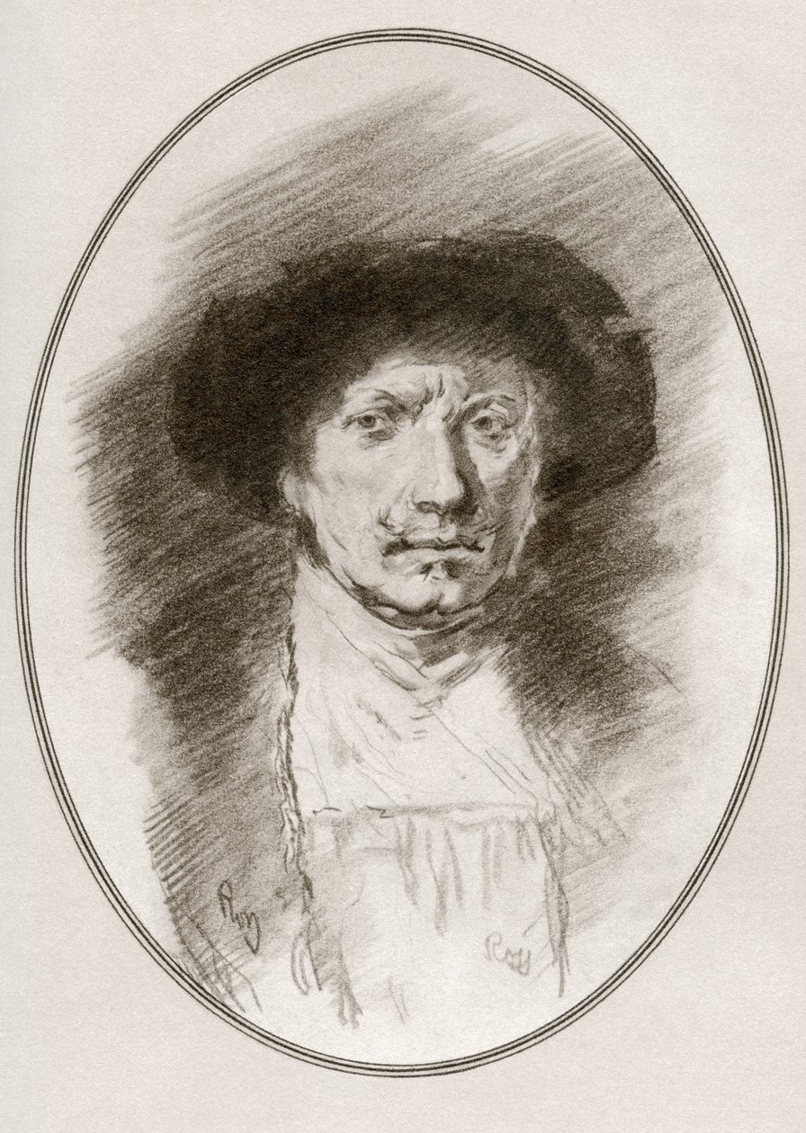 Rembrandt Harmenszoon van Rijn kirjasta Living Biographies of Great Painters tekijältä Gordon Ross
