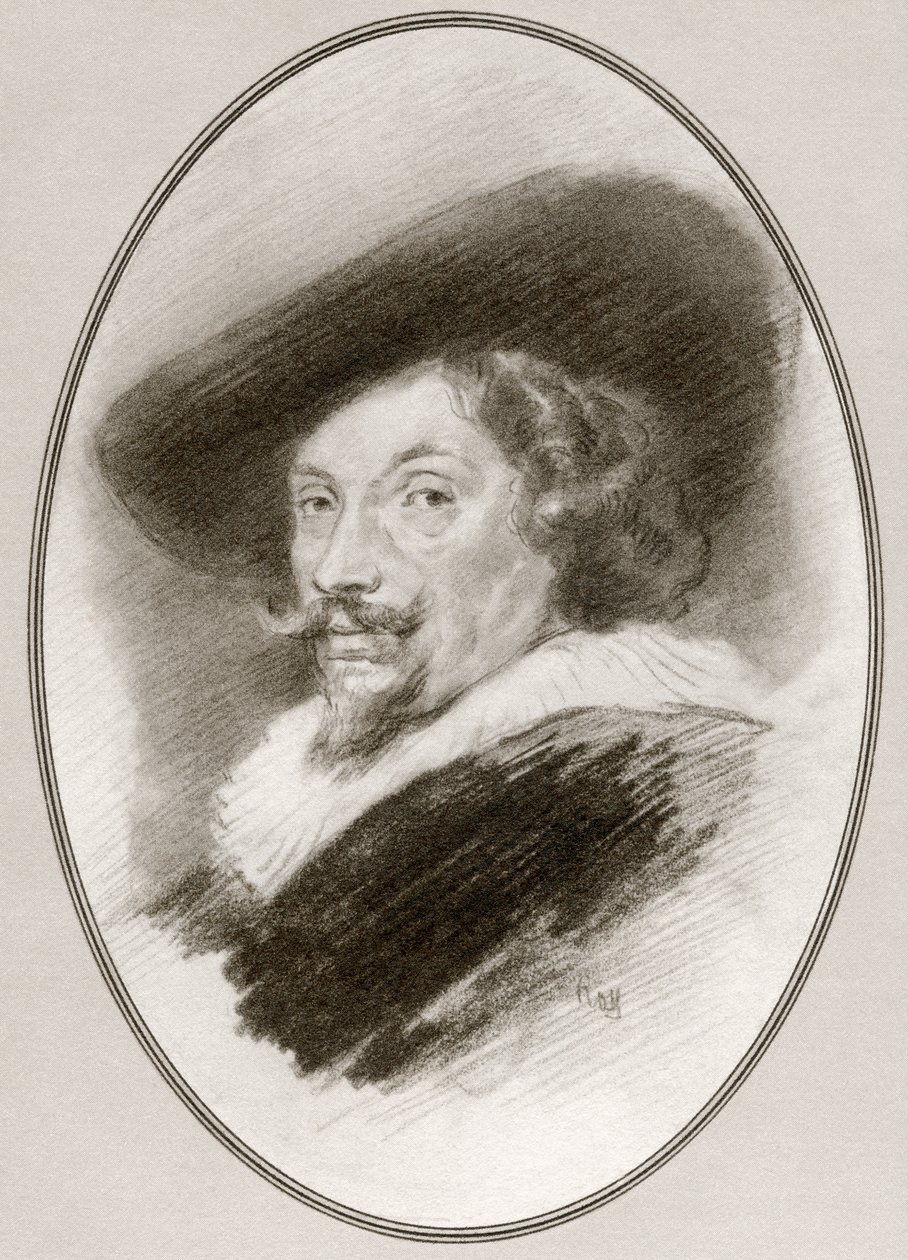 Sir Peter Paul Rubens kirjasta Living Biographies of Great Painters tekijältä Gordon Ross