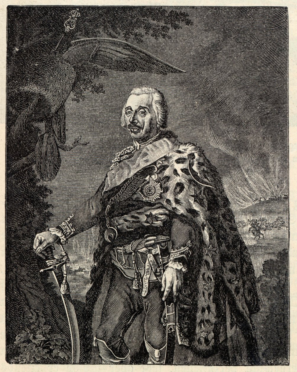 Kenraali Hans Joachim von Zieten 1699-1786. tekijältä Gottfried Daniel Berger
