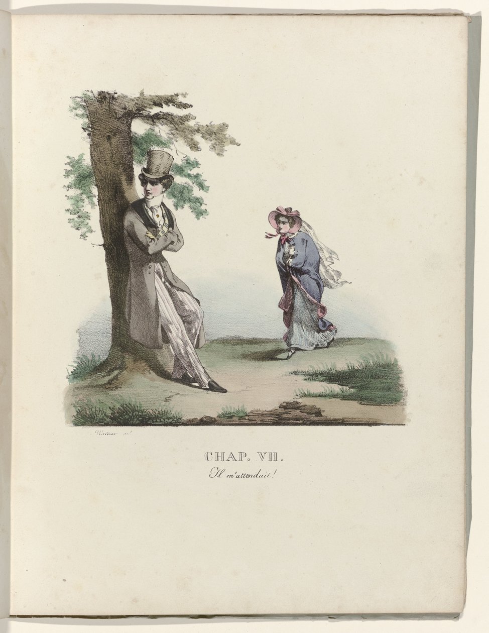 The Born of a Millinerin, 1828: Kap. VII: Hän odotti minua! tekijältä Gottfried Engelmann