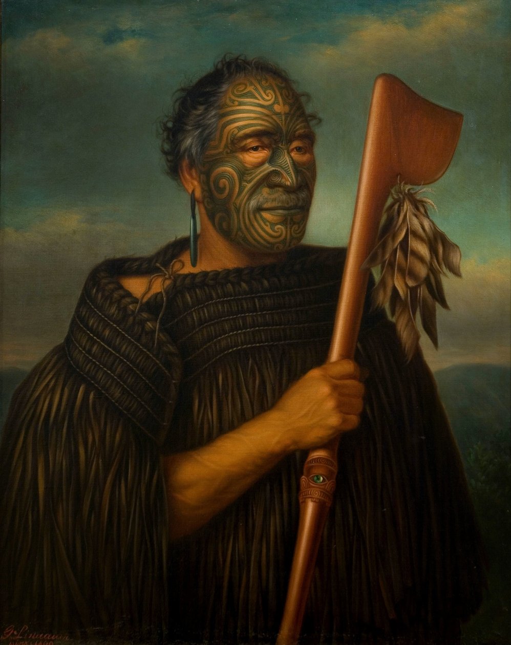 Tamati Waka Nene tekijältä Gottfried Lindauer