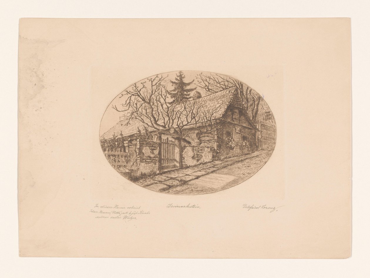 Dreimarkstein (alkuperäinen nimi esineessä) tekijältä Gottfried Lorenz (signed by artist)