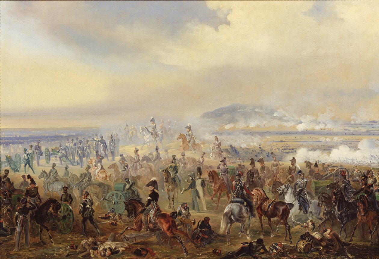Leipzigin taistelu lokakuussa 1813, 1886 tekijältä Gottfried Willewalde