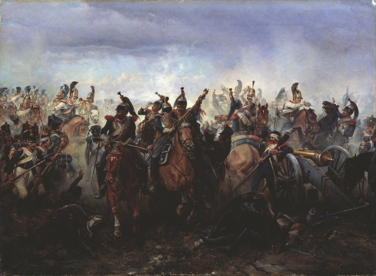 Fer-Champenoisin taistelu 13. maaliskuuta 1814 1891 tekijältä Gottfried Willewalde