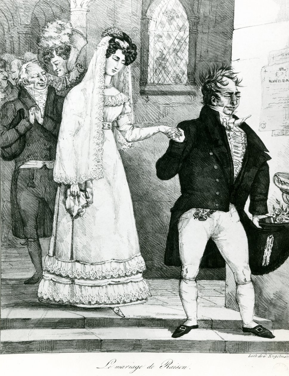 Luottamusavioliitto, 1822 tekijältä Gottfried or Godefroy Engelmann