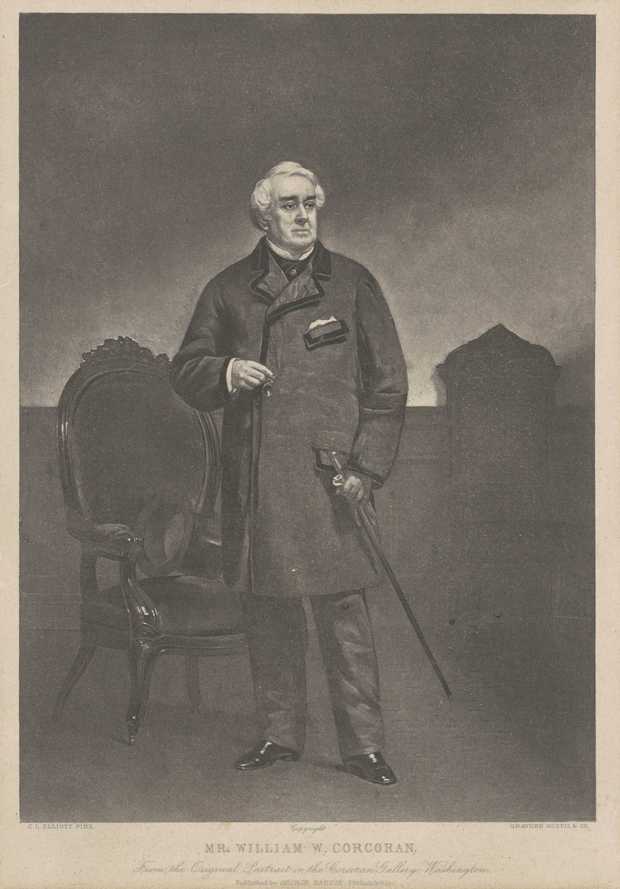 herra William W. Corcoran tekijältä Goupil and Company, after Charles Loring Elliott