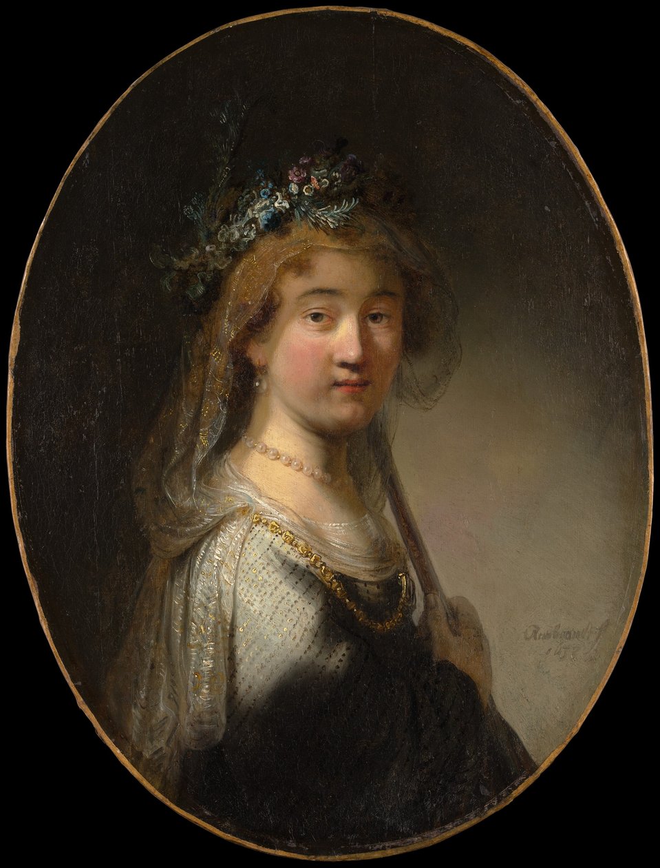 Nuori nainen paimentyttärenä. tekijältä Govaert Flinck