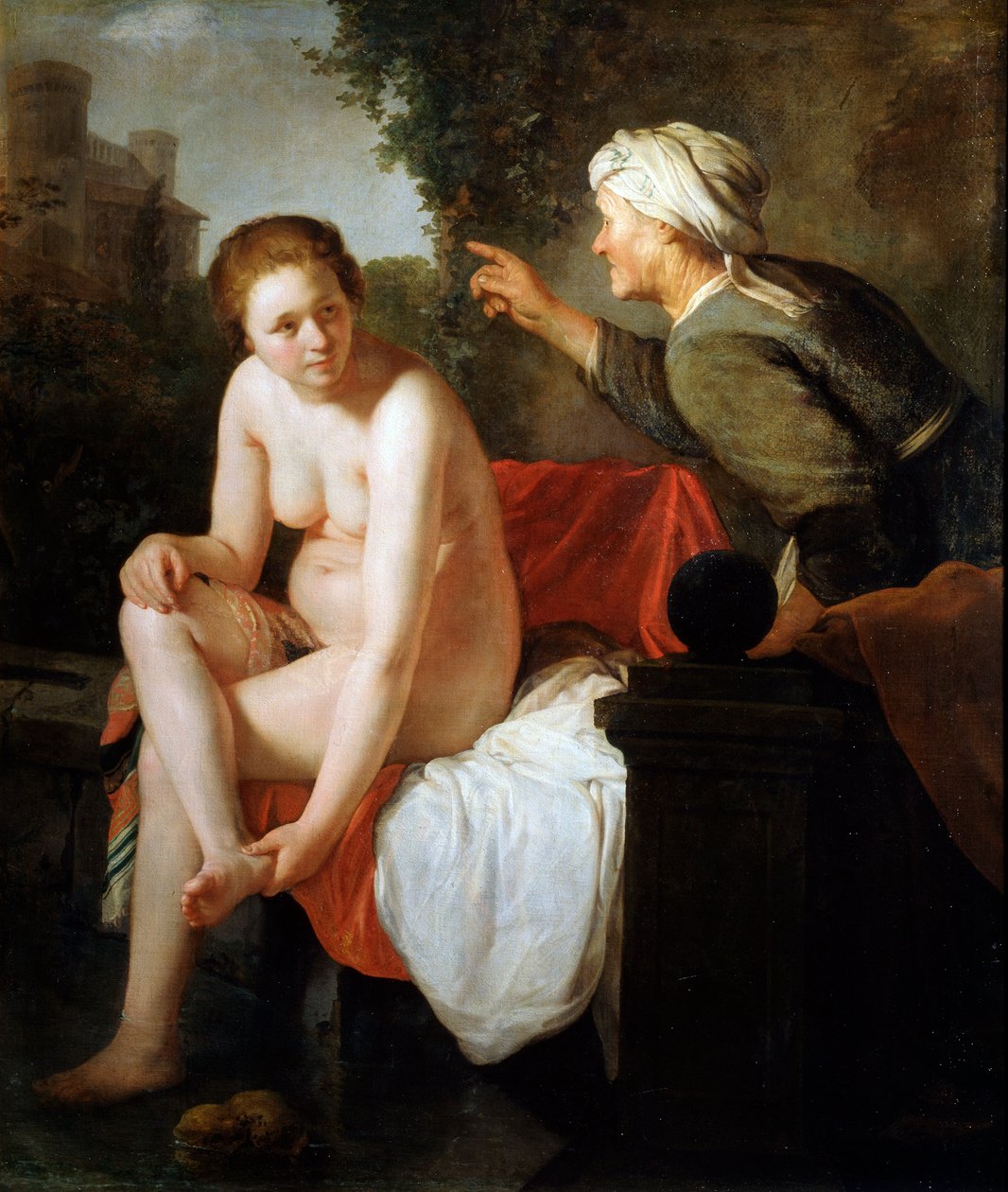 Bathsheba-kylpy, 1600-luku tekijältä Govaert Flinck