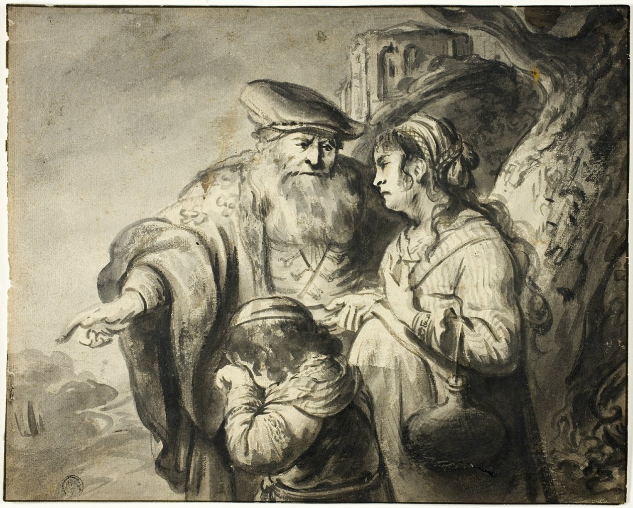 Hagarin karkottaminen tekijältä Govaert Flinck