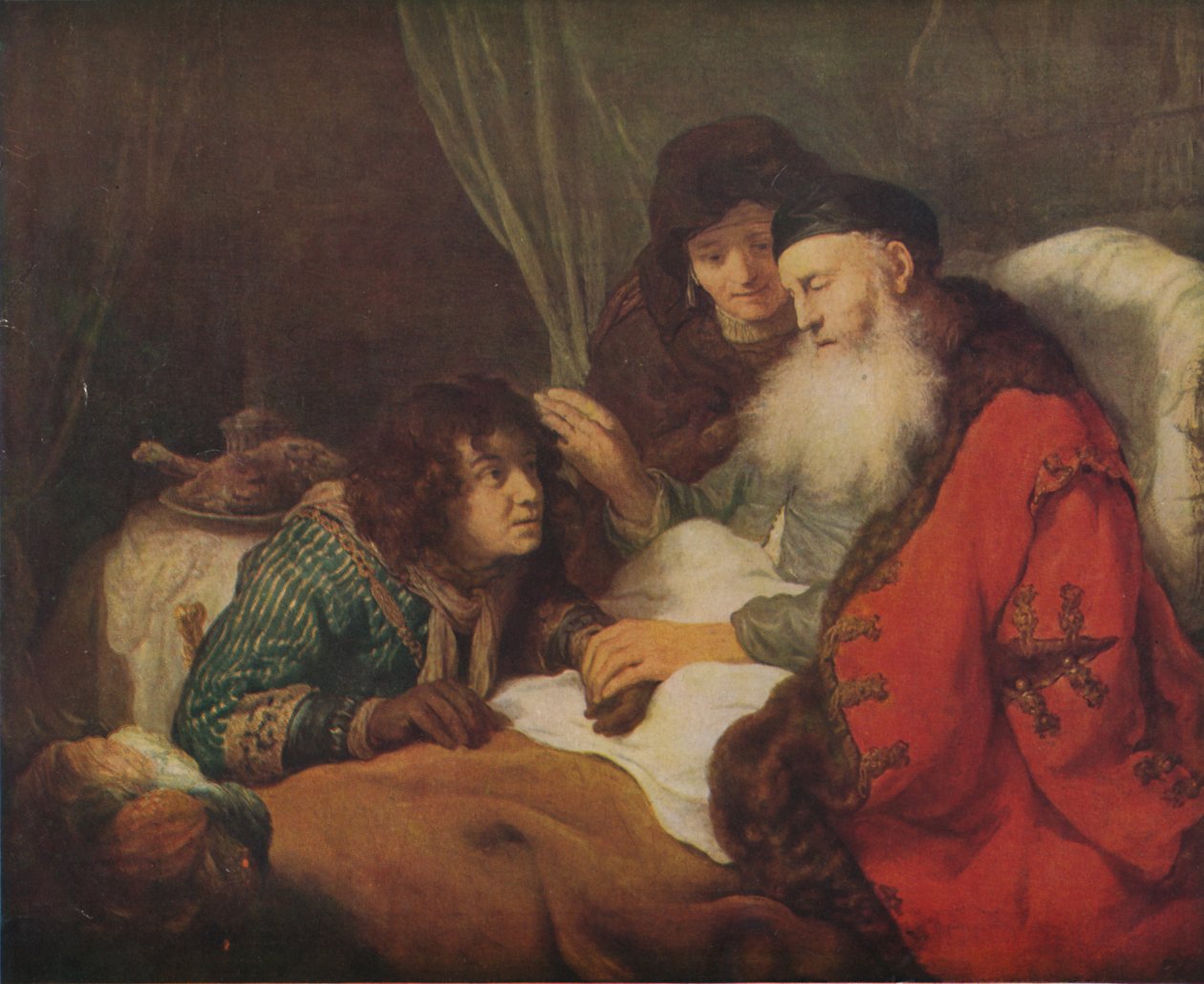 Isaac Blessing Jacob, c1638, 1914. tekijältä Govaert Flinck