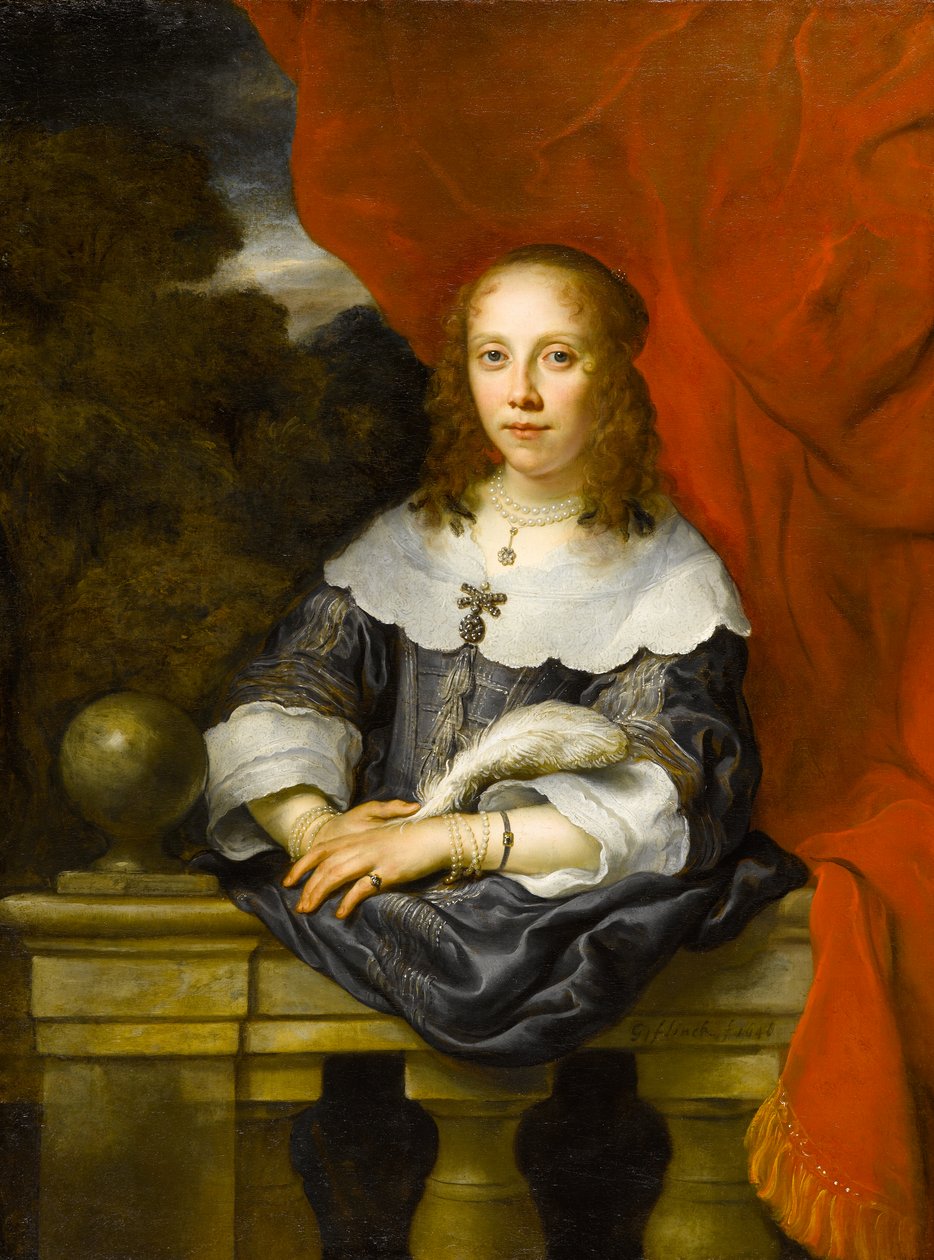 Naisen muotokuva (Margaretha van Raephorst?), 1646. tekijältä Govaert Flinck