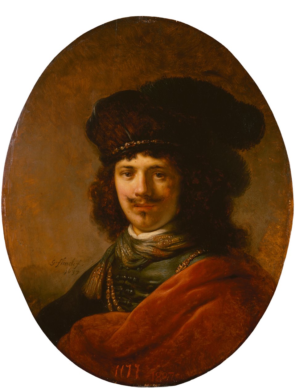 Nuoren miehen muotokuva, 1637. tekijältä Govaert Flinck