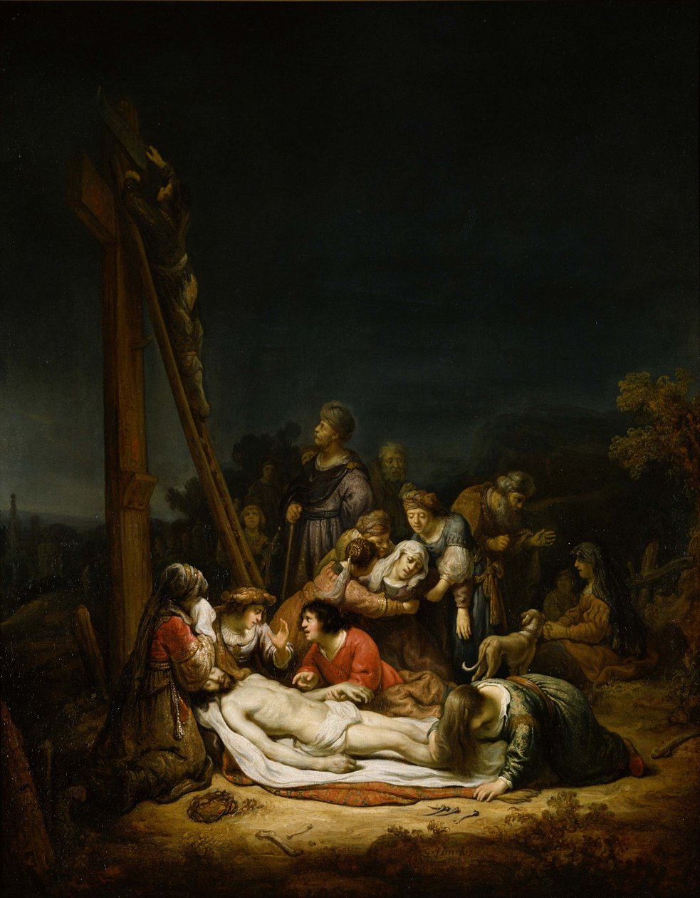 Valituslaulu Kristuksesta, 1637 tekijältä Govaert Flinck
