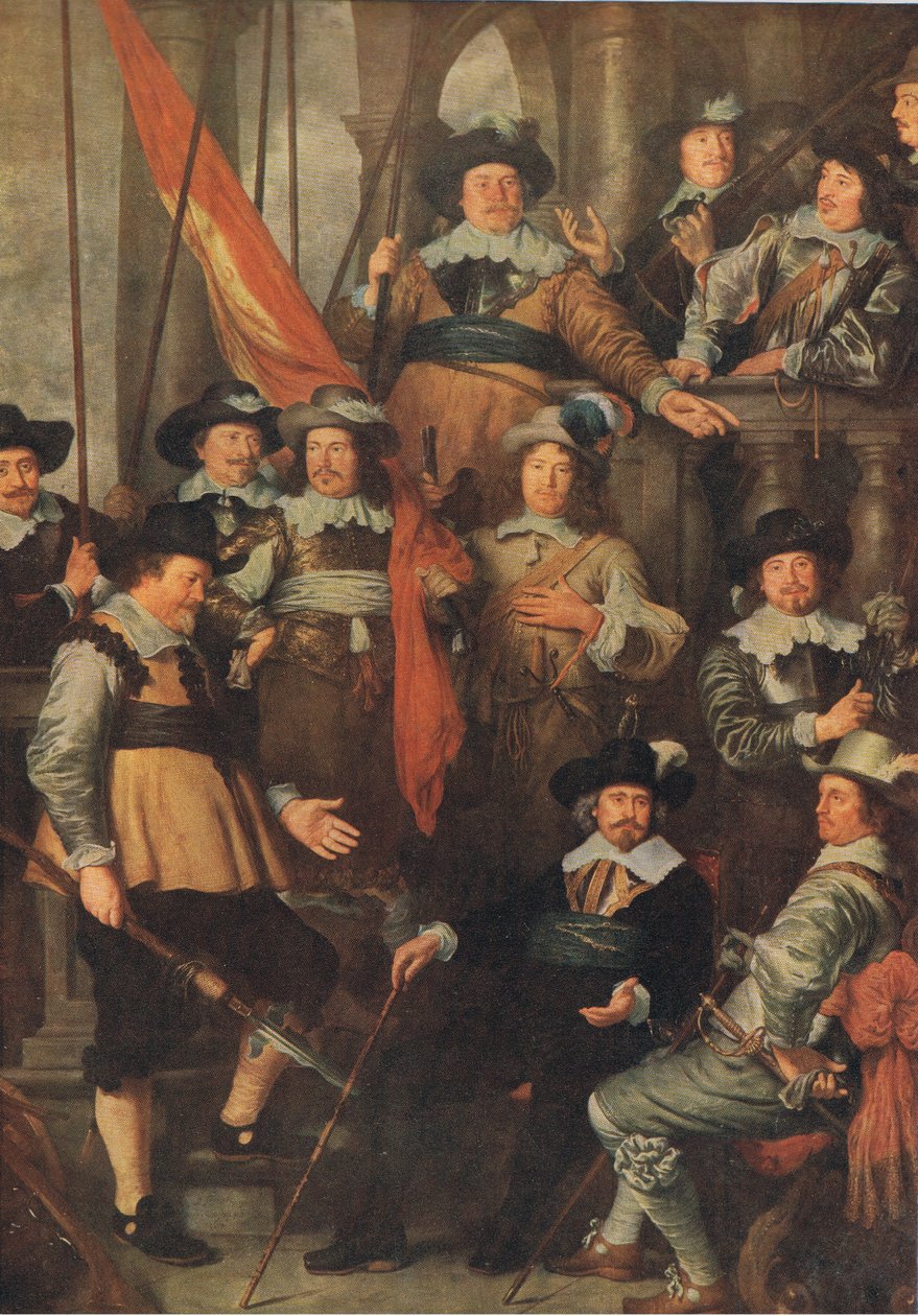Amsterdamin kansalaiskaartin yhtiö 1645, Bibbys Annual, 1916-17 tekijältä Govaert Flinck