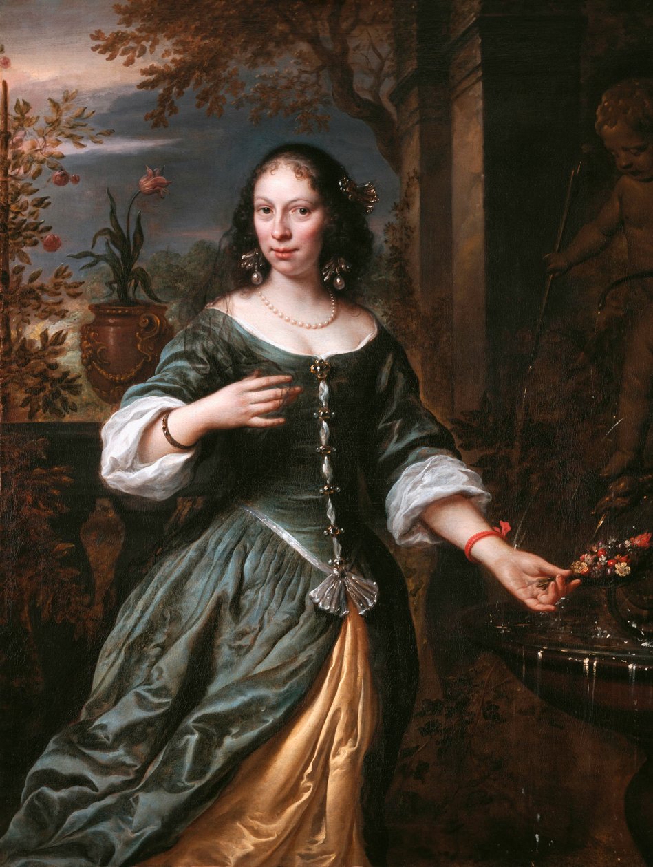 Susanna van Baerlen muotokuva (1622-1674) tekijältä Govert Flinck