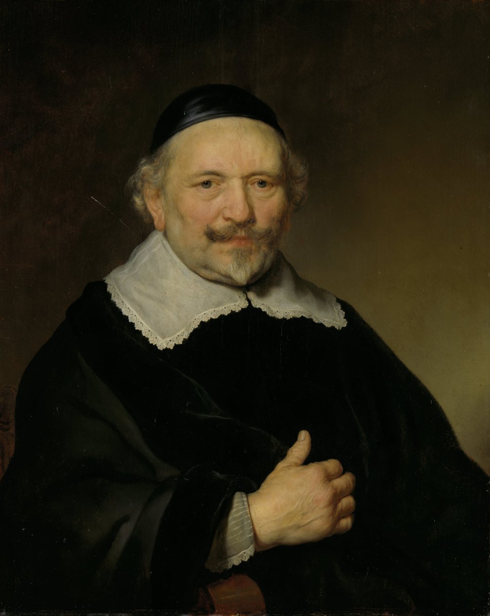 Miehen muotokuva, jonka uskotaan olevan Augustijn Wtenbogaert (1577-1655) tekijältä Govert Flinck