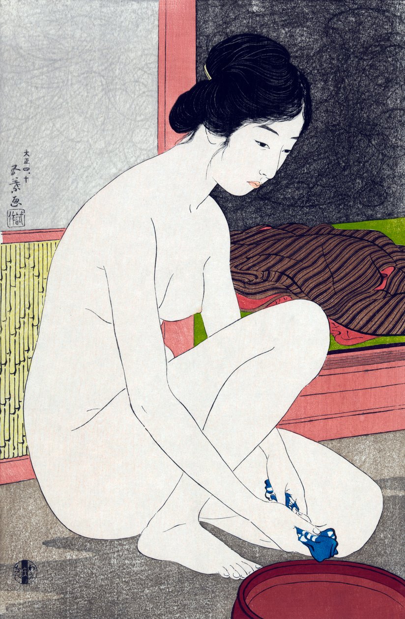 Woman After Bath by Goyo Hashiguchi tekijältä Goyo Hashiguchi