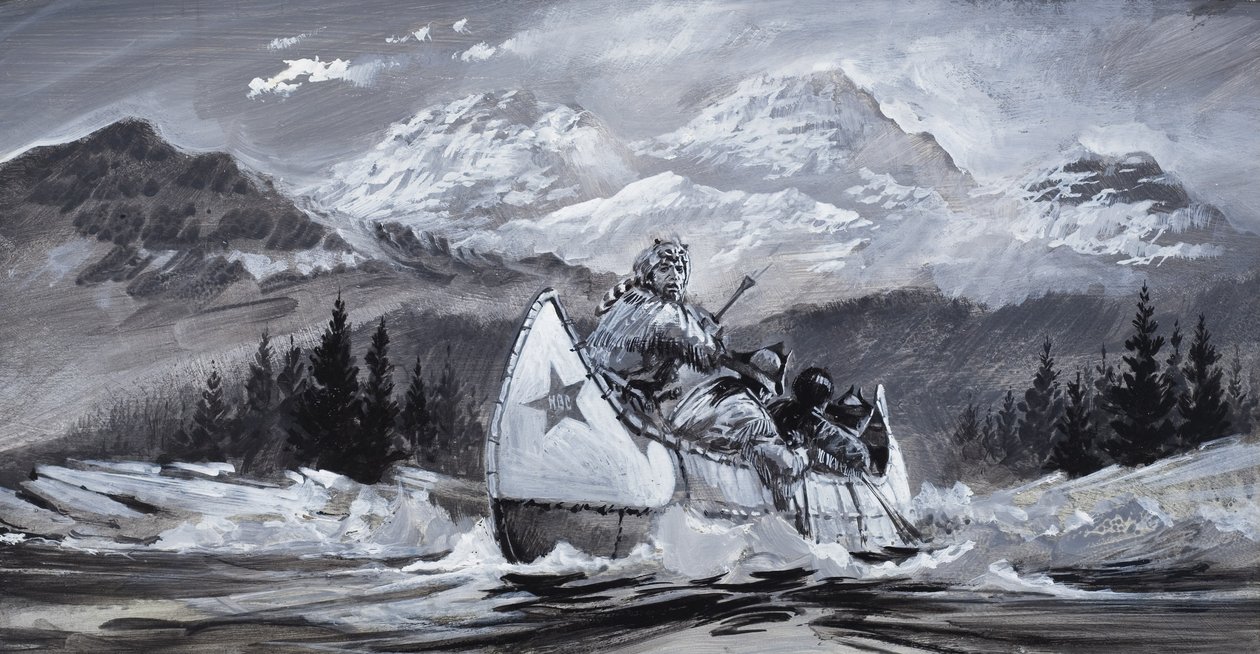 Alexander Mackenzie (1764-1820) (guassi paperille) tekijältä Graham Coton