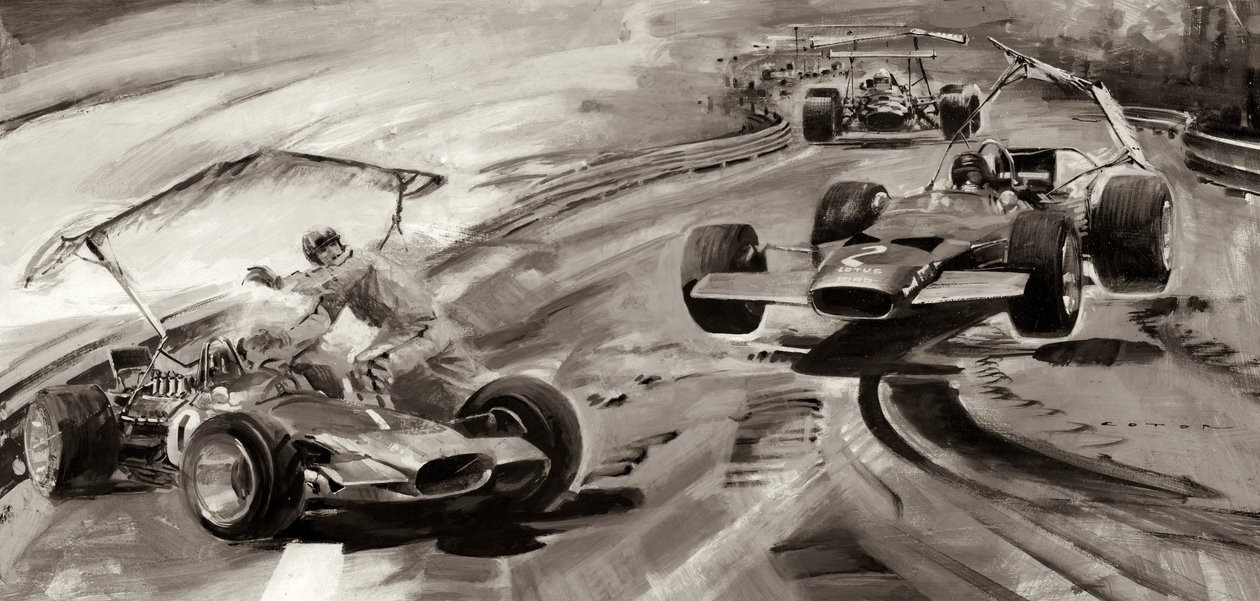 Grand Prix -ongelmat (guassi paperille) tekijältä Graham Coton