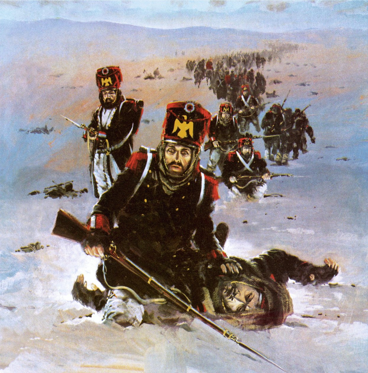 Ranskan vetäytyminen Moskovasta vuonna 1812 tekijältä Graham Coton