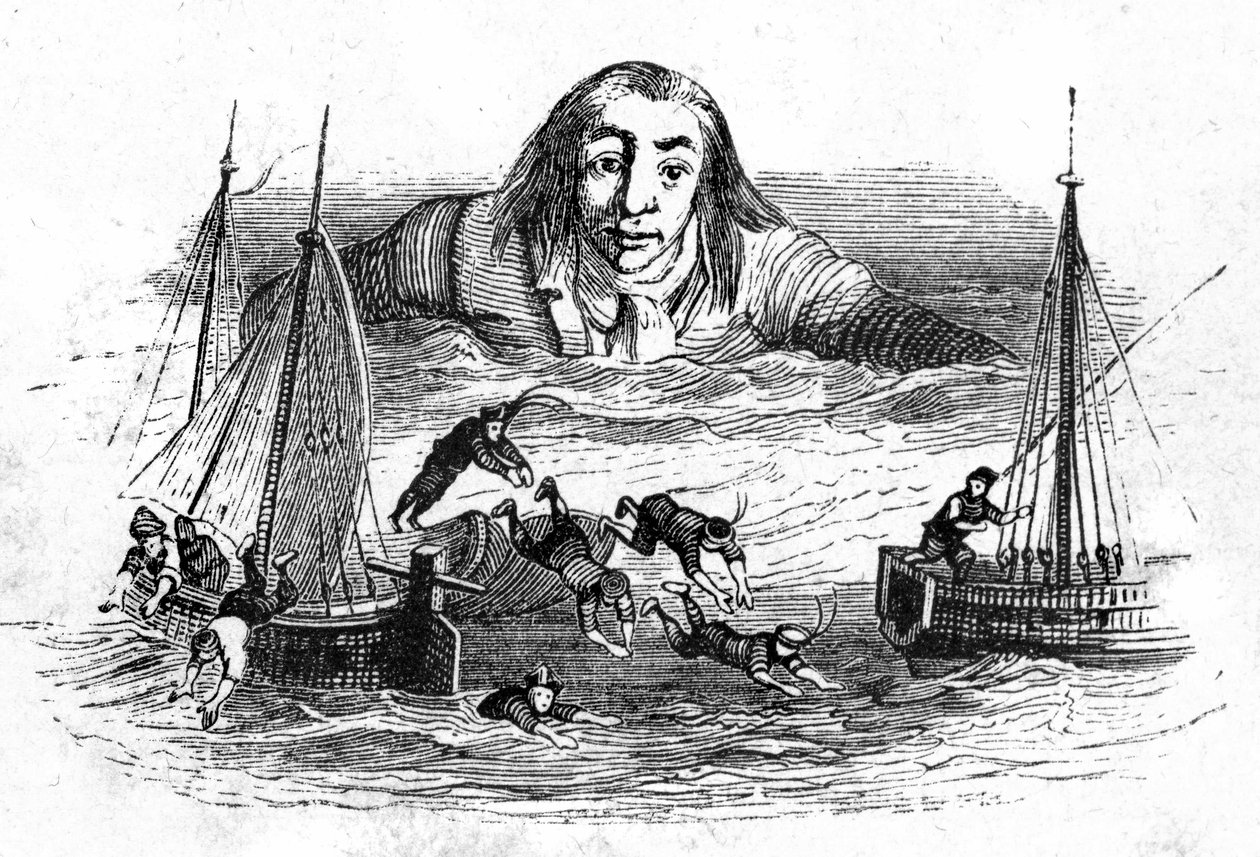 Jonathan Swiftin kirjoittaman Gulliverin matkat -kirjan kuvitus. tekijältä Grandville (1803 47)