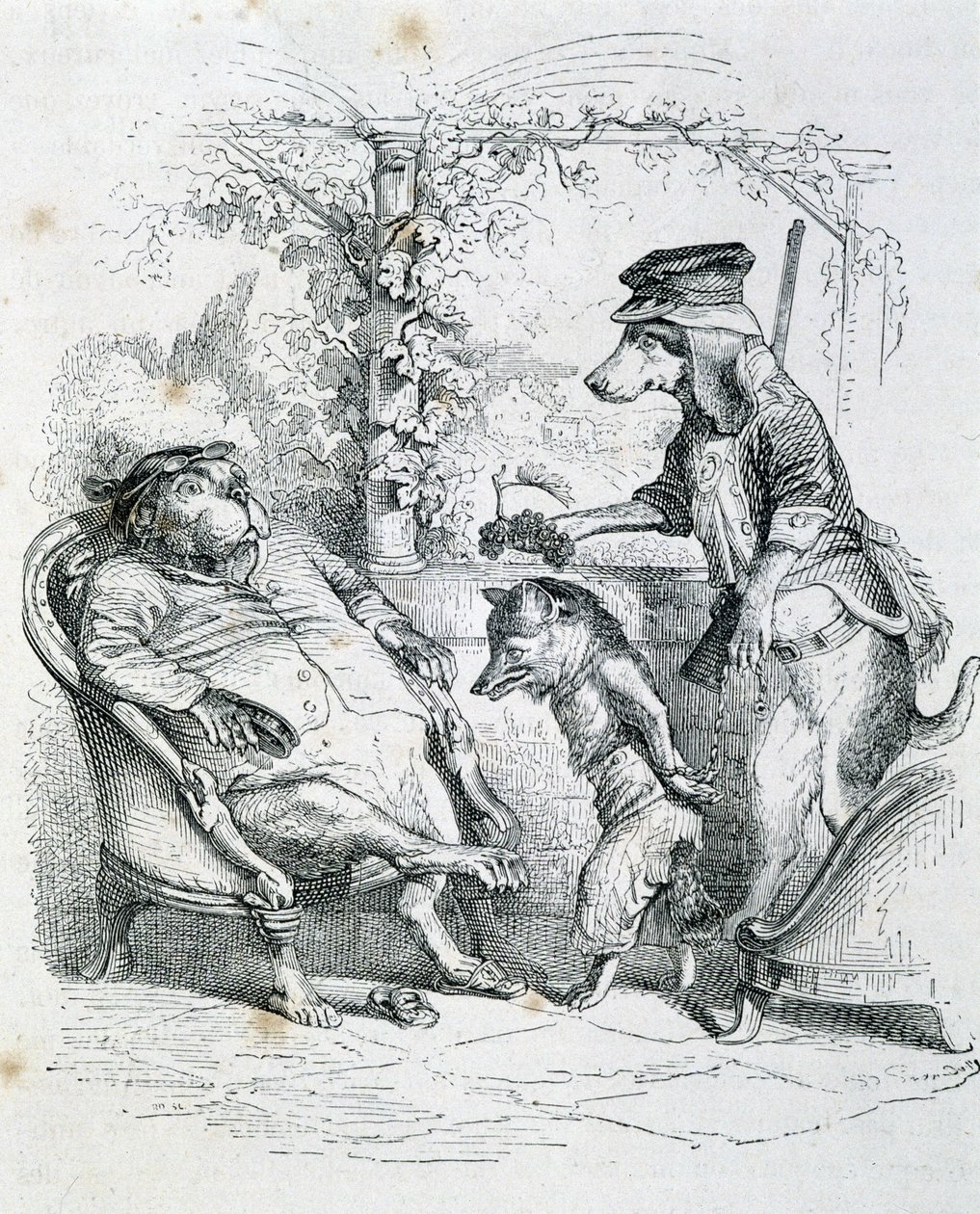 The Two Dogs and the Riffler Fox - kirjoittanut Grandville tekijältä Grandville