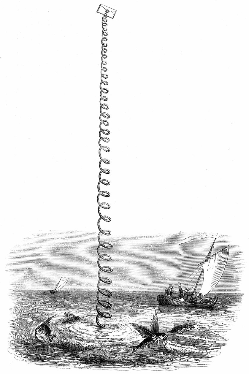 Kuvitus Henri Fournierin romaaniin "Un Autre Monde". tekijältä Grandville (1803 47)