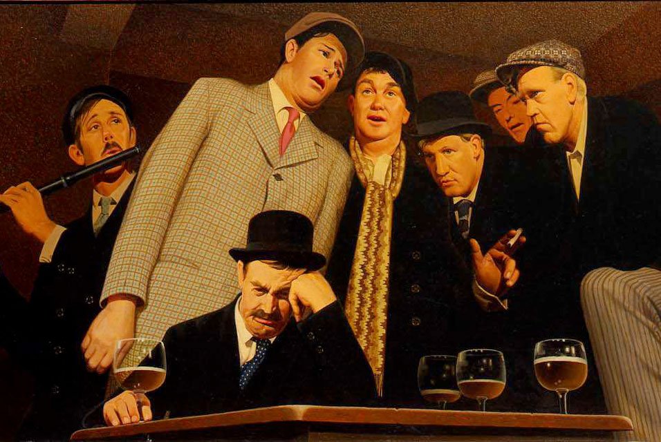 Sentimentaalinen Balladn tekijältä Grant Wood