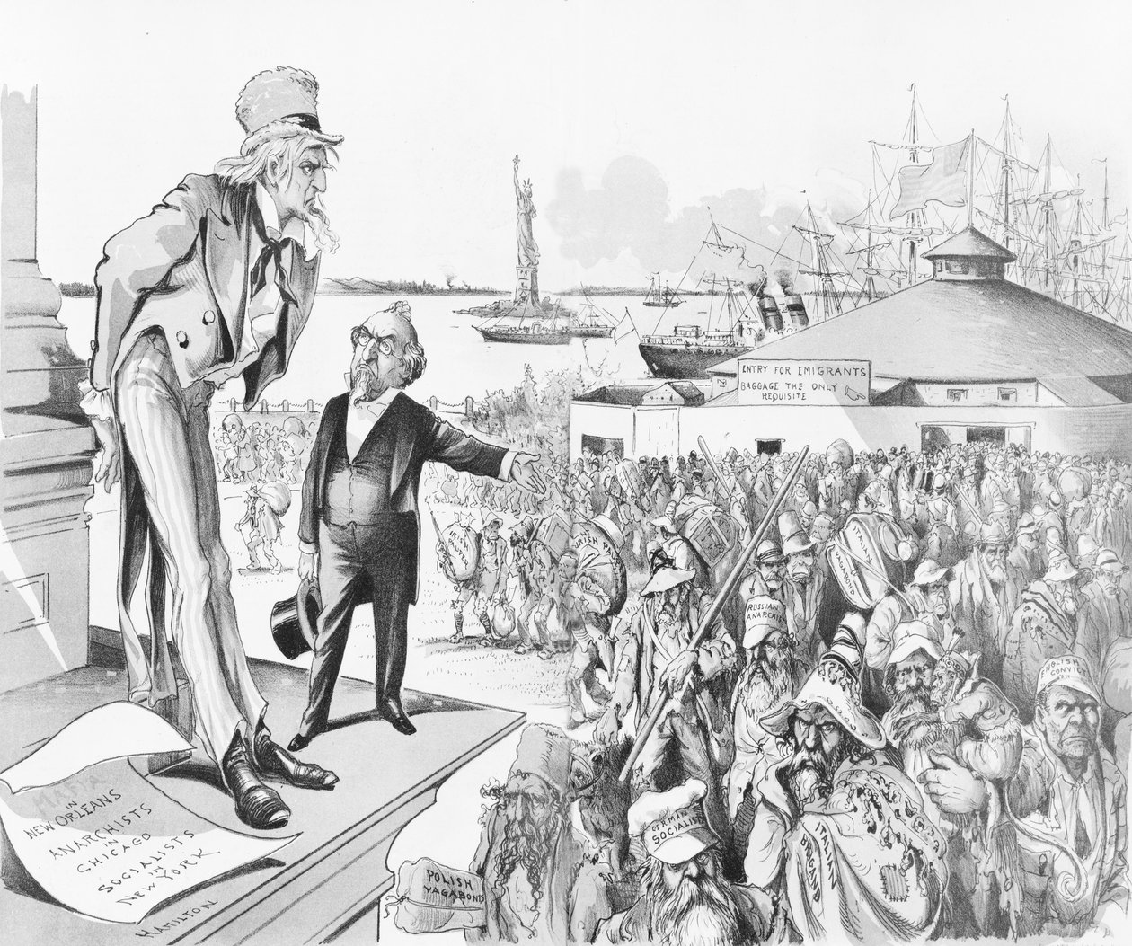 Missä syy on, 1891 (kromolitografia) tekijältä Grant E. Hamilton