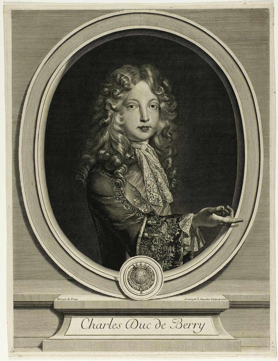 Charles Duc de Berry tekijältä Gérard Edelinck