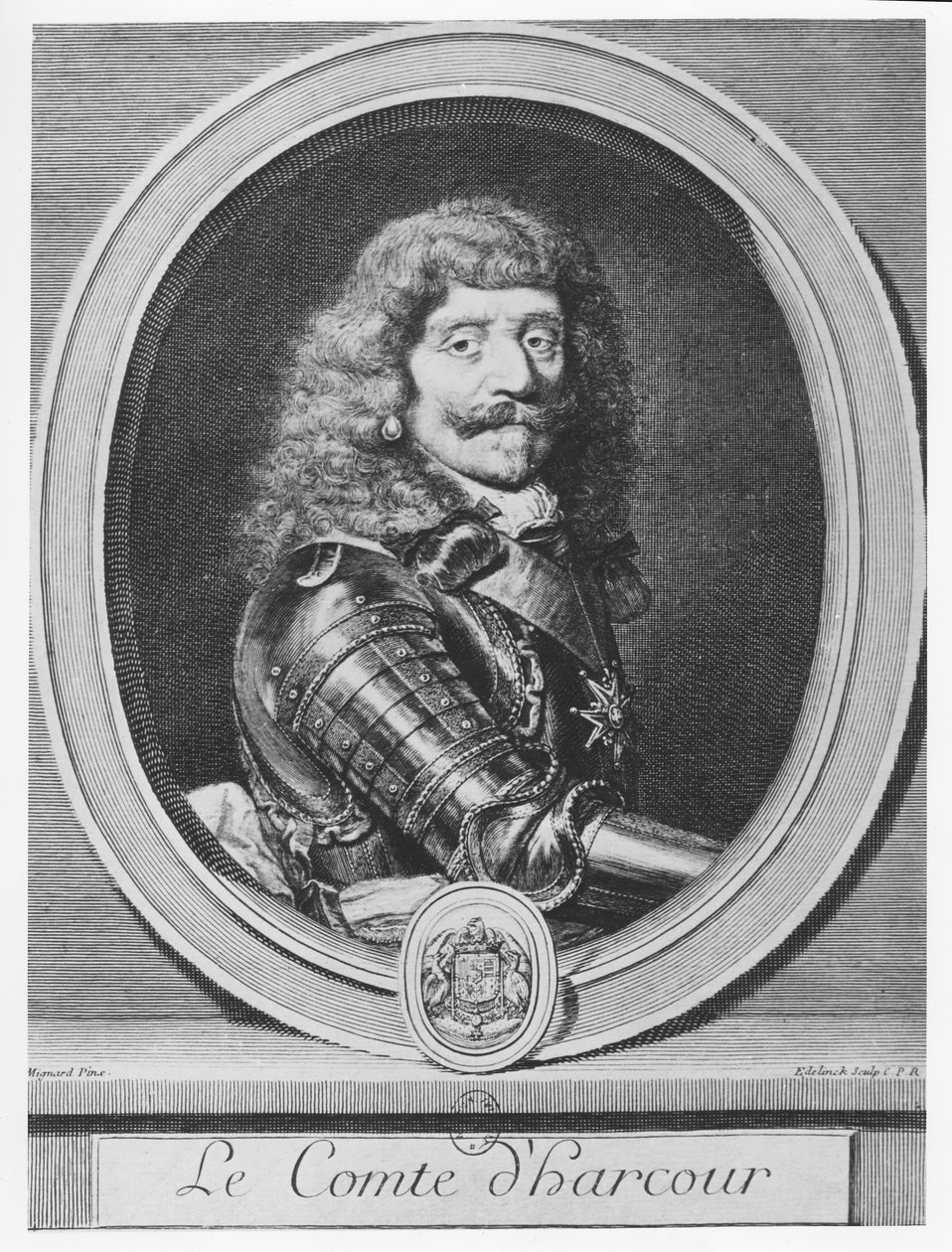Henri de Lorraine, Harcourtin kreivi tekijältä Gérard Edelinck