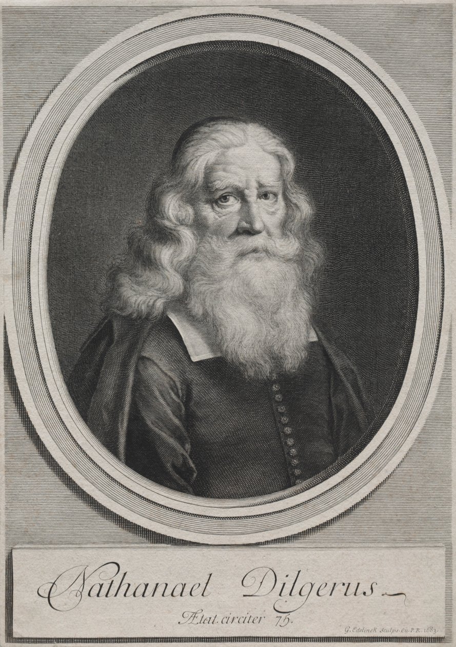 Nathanael Dilgerus, Danzigin ministeri, 1683. tekijältä Gérard Edelinck