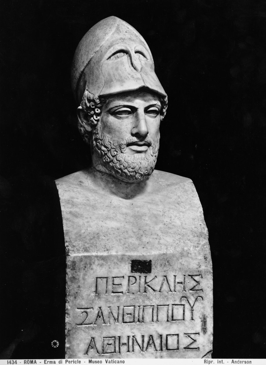 Perikleen rintakuva (n. 490-429 eKr.) tekijältä Greek