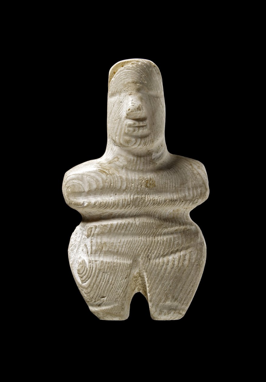 Kykladien hahmo, Naxos, noin 3000-2000 eKr. (marmori) tekijältä Greek
