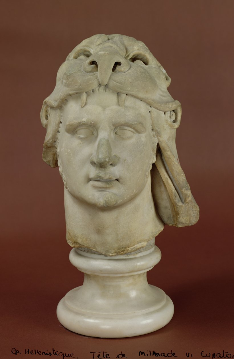 Mithridates VI (132-63 eKr.) Eupator, Pontuksen kuningas (marmori) (katso myös 177442) tekijältä Greek