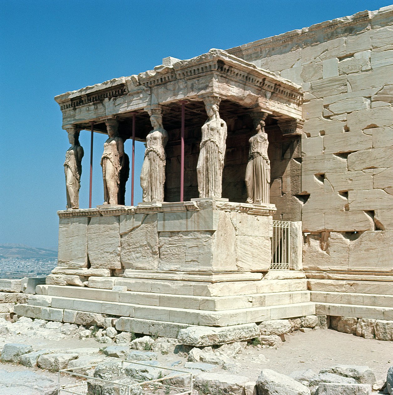 Neittojen kuisti, Erechtheion, noin 421-405 eaa tekijältä Greek