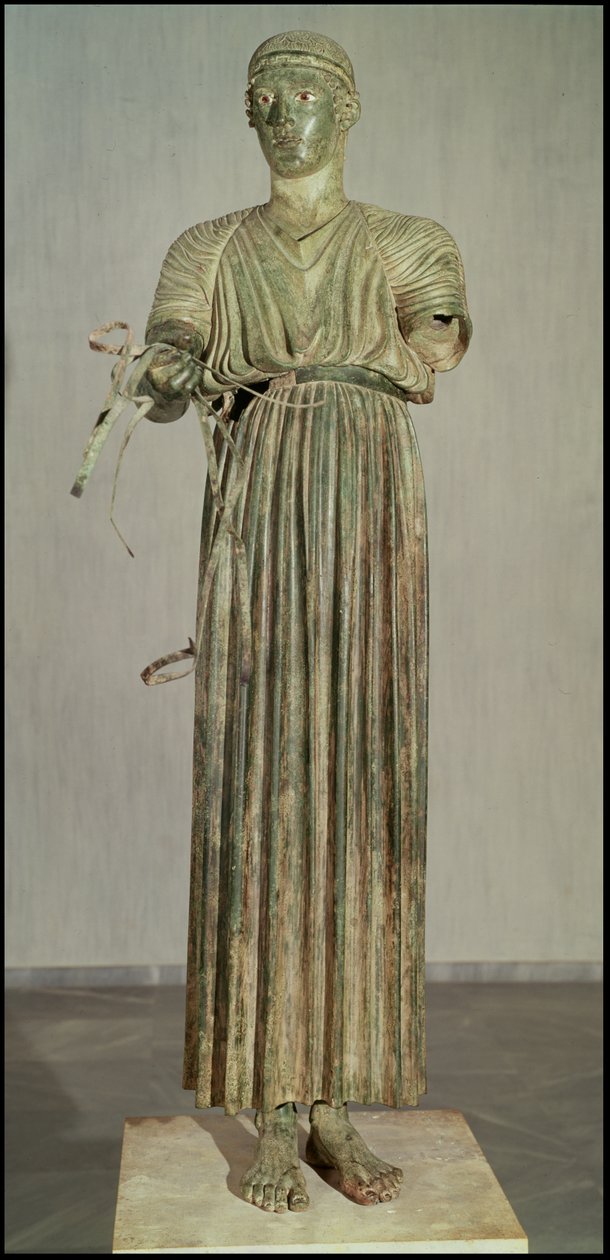 The Charioteer, noin 470 eKr. (pronssi) (katso myös 155948) tekijältä Greek