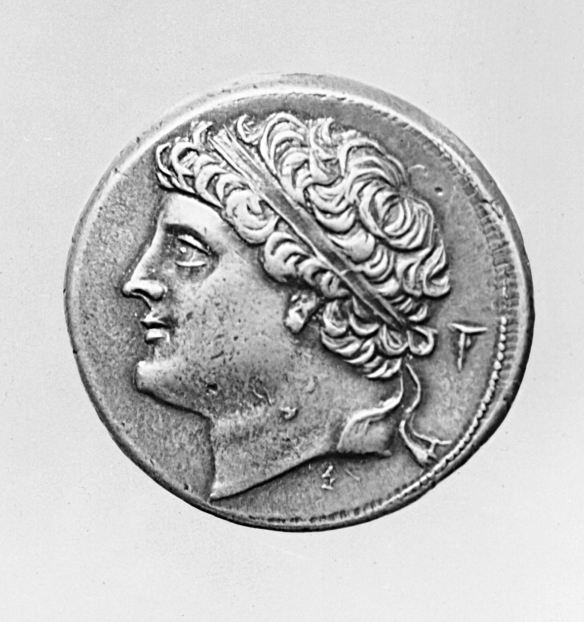 Hiero II of Syracuse 300-215 eKr. metalli bw valokuvan yksityiskohta 239700 tekijältä Greek