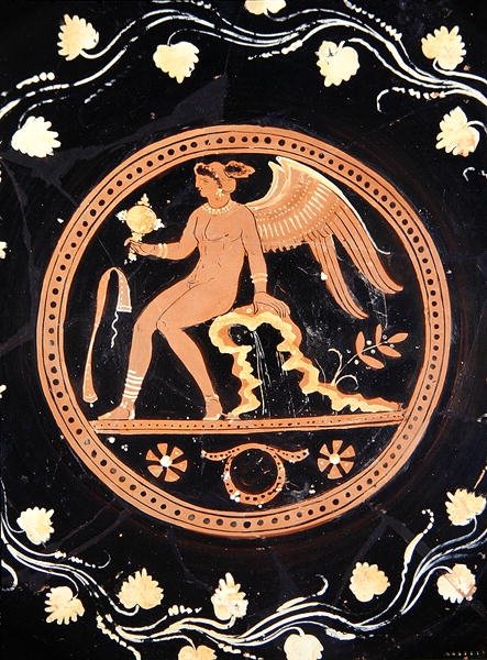 Merrythought Cup, n. 330-310 eKr. (keraaminen) tekijältä Greek