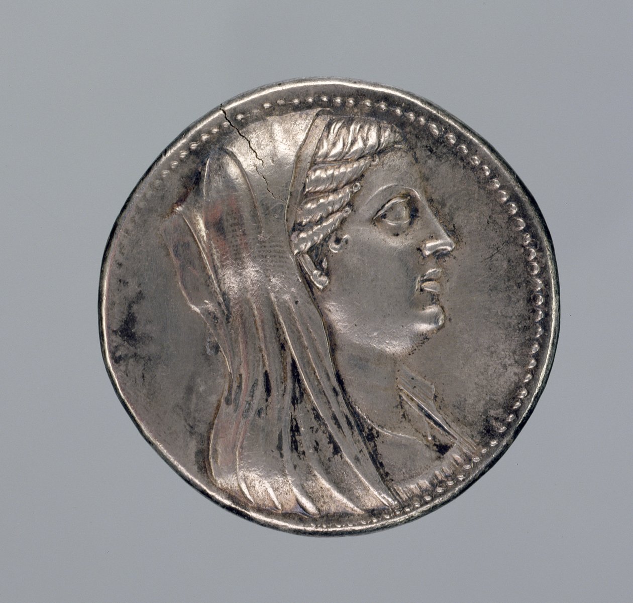 Berenice II:n hopea Didrahma (hopea) (katso myös 288290) tekijältä Greek