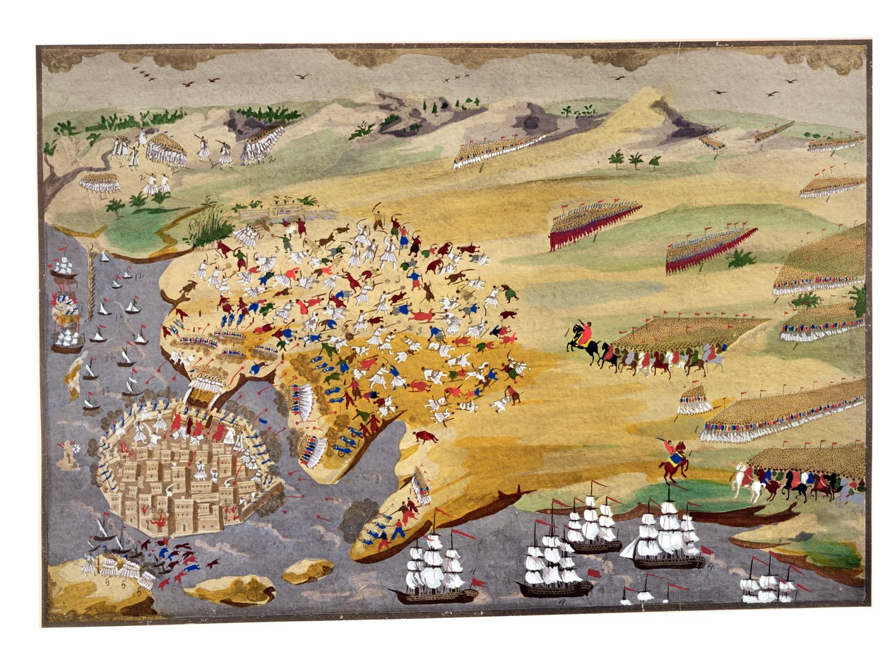 Erilaiset Missolonghin piiritykset ja lordi Byronin (1788-1824) kuolema vuonna 1824 Kreikan vapaussodan kuvahistoriasta tekijältä Greek School