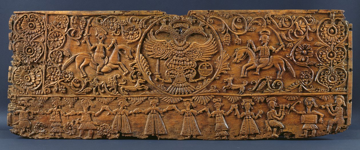 Arkun etuosa, Manista, Peloponnesoksesta, 1600-1700-luvulta (puuveistetty) tekijältä Greek School