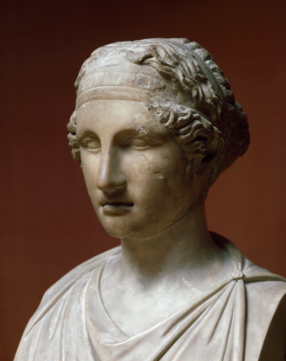 Saphon muotokuva (marmoriveistos) tekijältä Greek or Roman