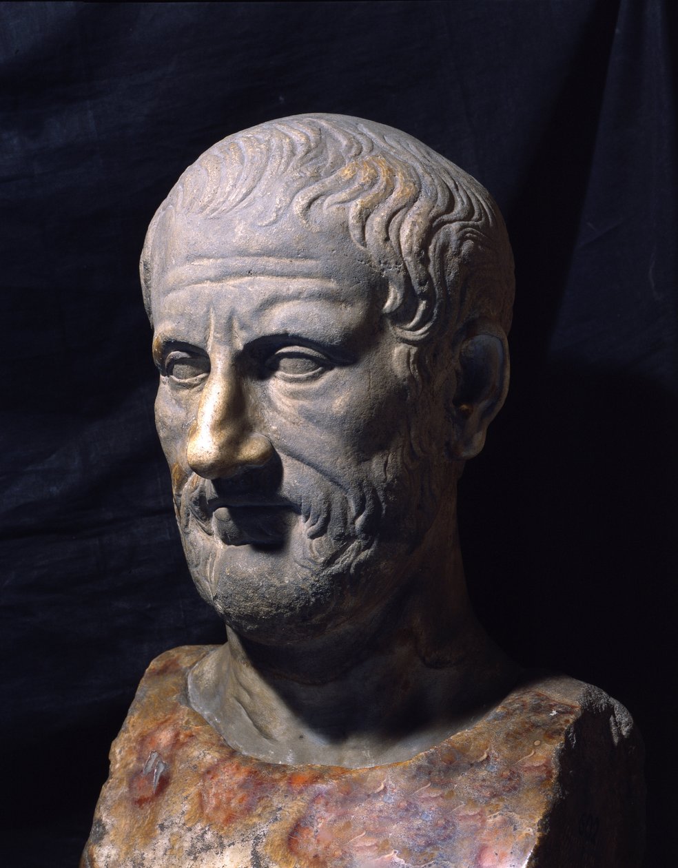 Kreikkalaisen filosofin Theophrateen (372-287 eKr.) esitys. tekijältä Greek or Roman