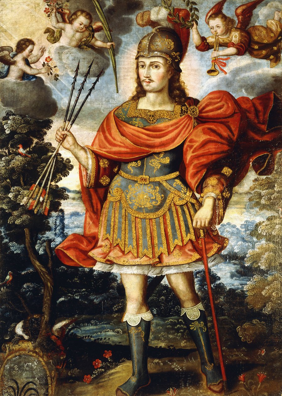 Pyhä Sebastian, noin 1620 tekijältä Gregorio Gamarra