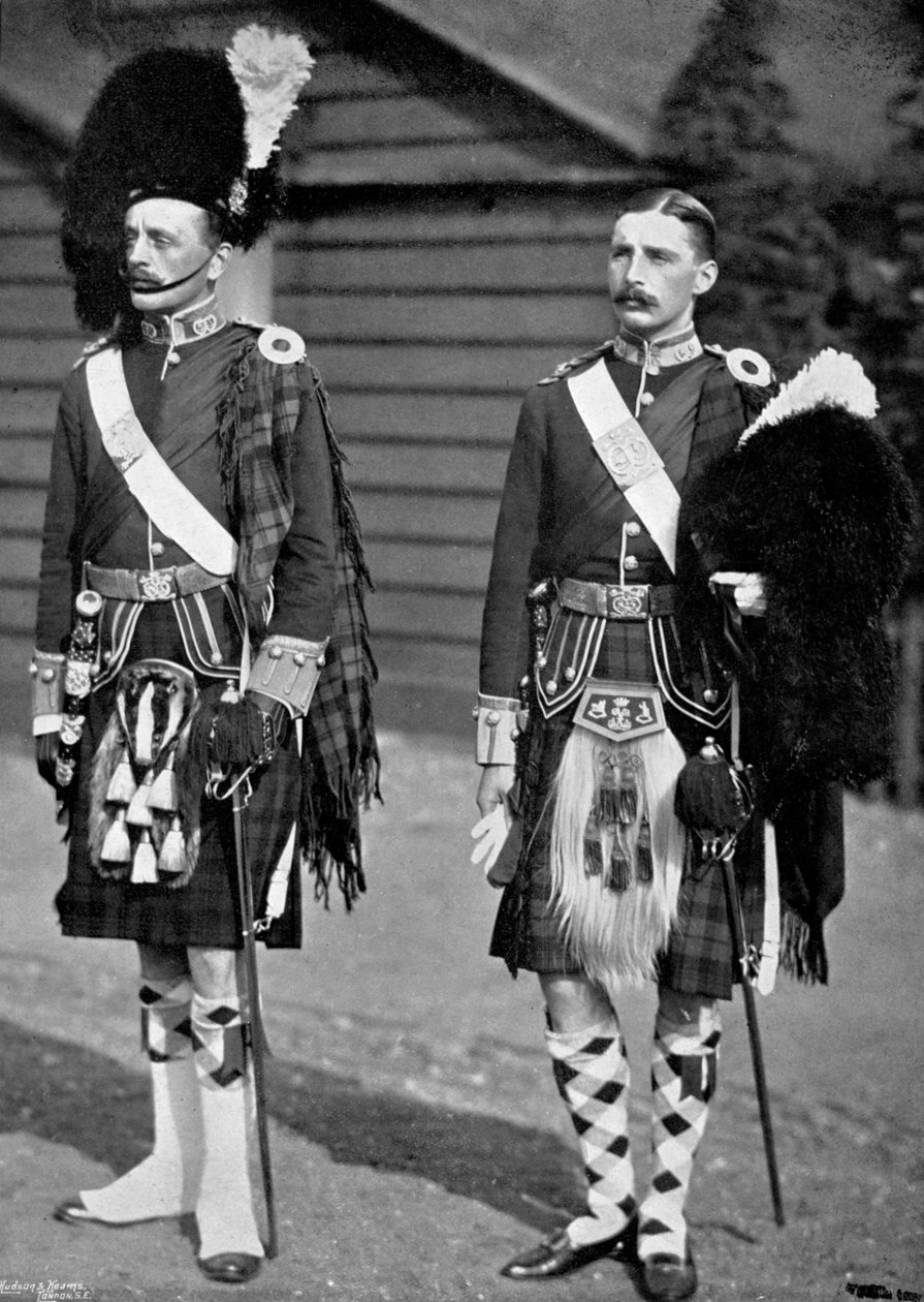 93. Highlandersin kapteeni ja aliherra, 1896 tekijältä Gregory and Co