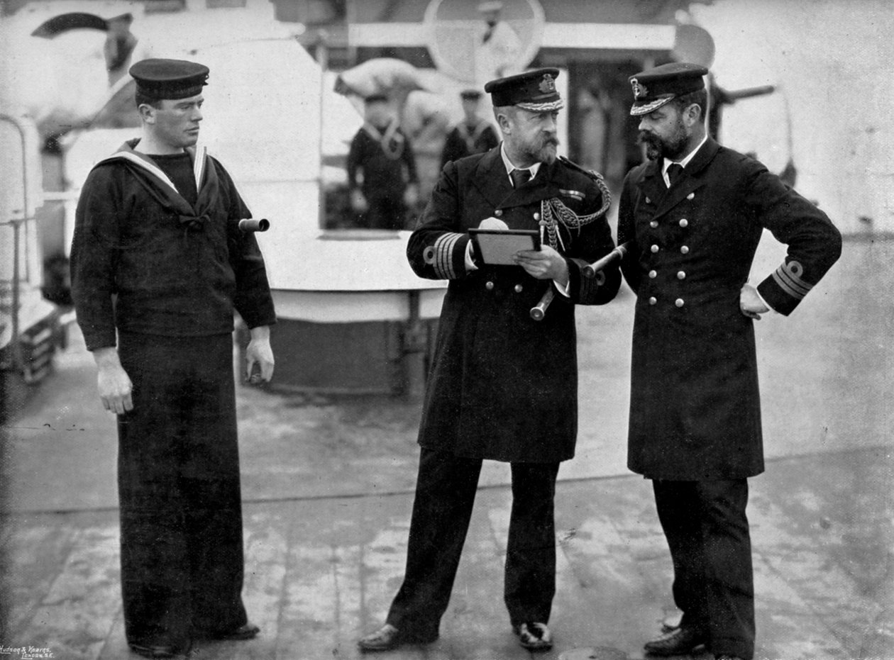 Viesti taistelulaivan HMS Magnificent kapteenille, 1896 tekijältä Gregory and Co