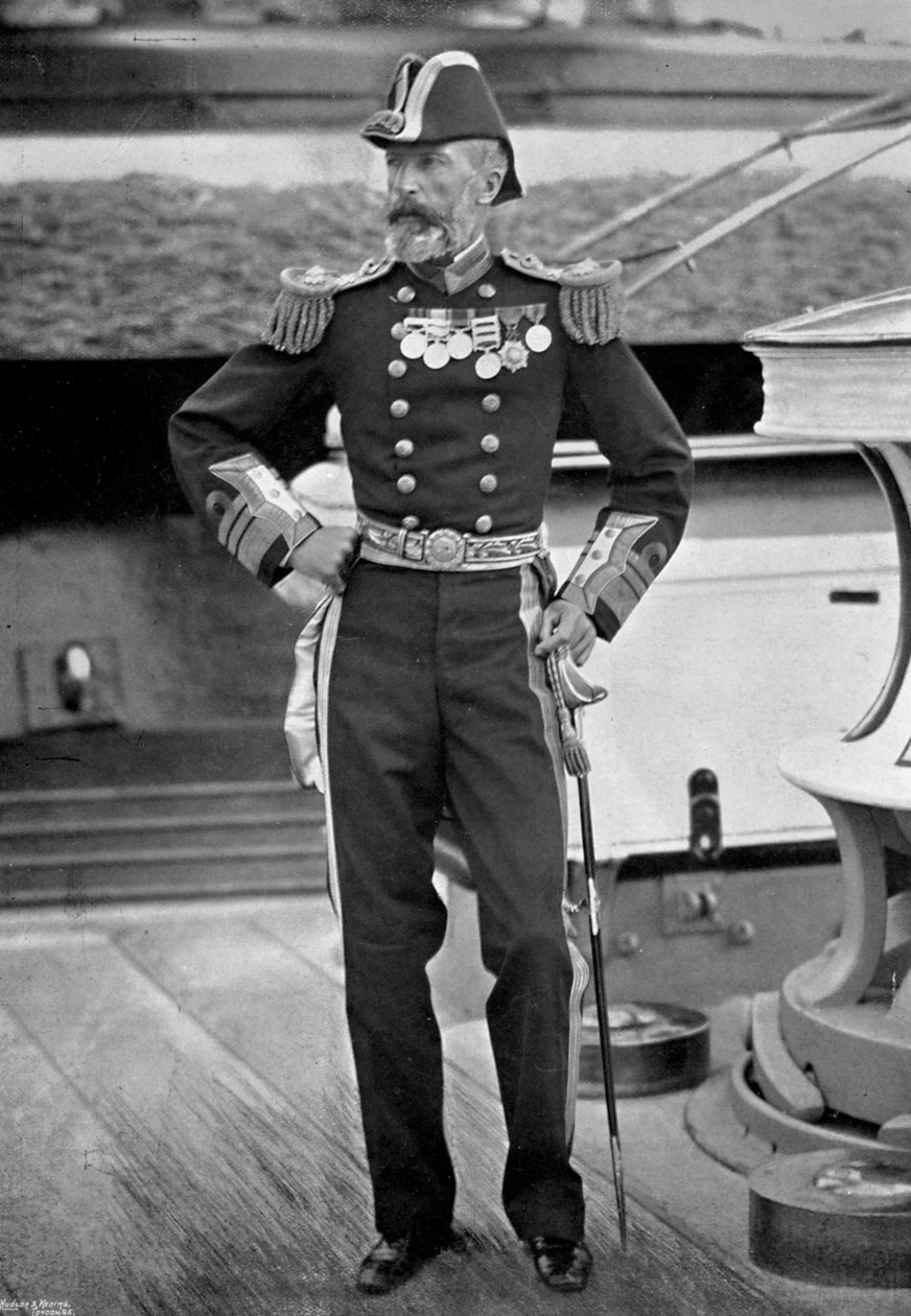 Amiraali Sir Michael Culme-Seymour, 1896 tekijältä Gregory and Co